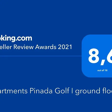 Pinada Golf I Ground Floor * Villamartín